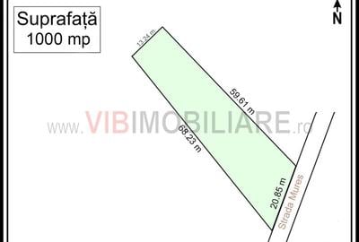 Teren intravilan de 1000 mp, în Nord-Vest - 5