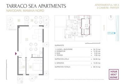 Apartament cu 2 camere în Nord - 3