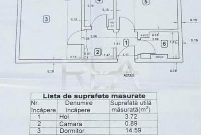 Apartament cu 2 camere decomandat în P-ța Victoriei - 1