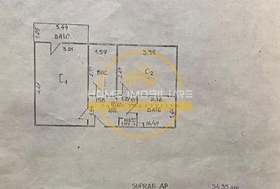 Etaj Intermediar-Apartament 2Camere-Decomandat-Zona Tatarasi-str.Vasile Lupu! - 8