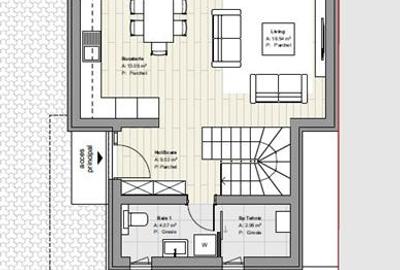 Casă individuală cu 4 camere cu Canalizare în Buziașului - 2