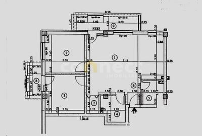 Apartament de inchiriat | 3 camere, 2 bai | Lift -garaj | Floresti - Teilor - 3