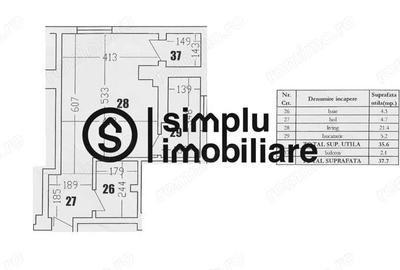Garsoniera Cornitoiu et 7/7+M - 17