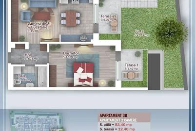Apartament cu 2 camere în Industriilor - 2