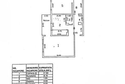 Etaj 1. Apartament 3 camere decomandat, Radu Negru. - 2
