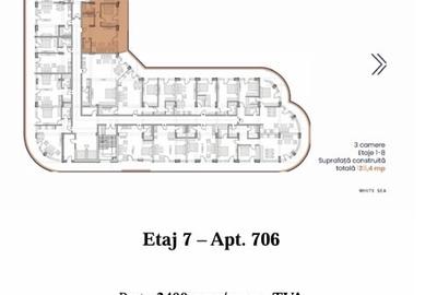 Apartament - Etaj 7 - Complex Rezidențial WHITE SEA - Navodari - 9