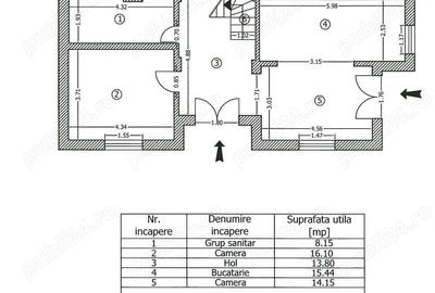 Casă cu 2 camere cu Teren 67.64 Mp în Rahova - 8
