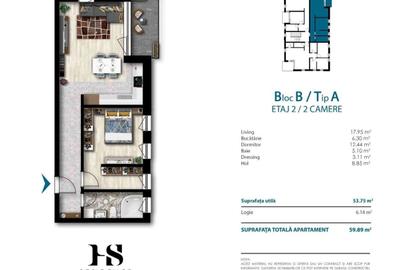 Apartament cu 2 camere în Unirii - 2