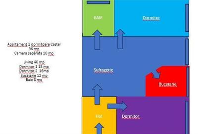 Apartament cu 3 camere în Central - 4