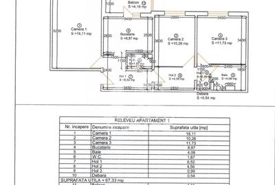 Apartament cu 3 camere decomandat, mobilat în Lipovei - 18