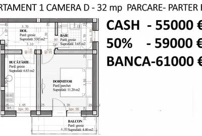 APARTAMENT 1 CAMERA DECOMANDAT, COMSION 0%, TVA INCLUS IN PRET , CARTIER ASTORIA - 3
