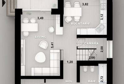 Casă cu 4 camere cu Teren 650 Mp în Bod - 2