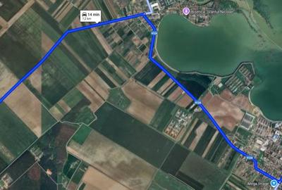 Mihailesti - Giurgiu Teren intravilan - 40.600 mp, deschidere 55 ml - 2