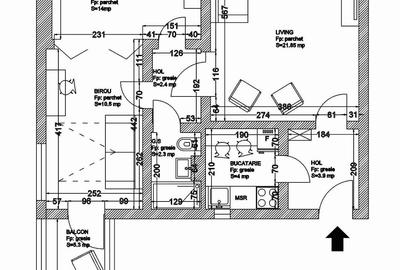 Apartament cu 3 camere decomandat în Universitate - 10