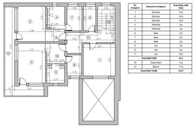 Casa 5 camere 190mp | 0 comision | Corbeanca, iesire lac | 945 +500mp teren - 9