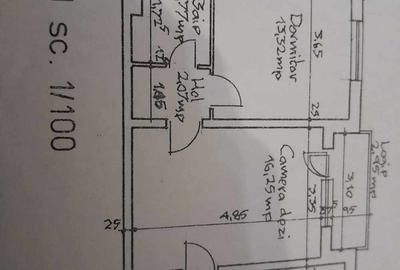 Vand apartament in Dorohoi,str. AL.I.Cuza - 45000 Euro - 1