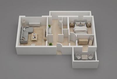 Apartament cu 2 camere decomandat, mobilat în Splaiul Unirii - 2