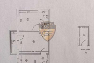 Apartament 2 camere, Tomis Nord, 40 mp, semidecomandat, balcon, etaj 4/4 + boxa - 1