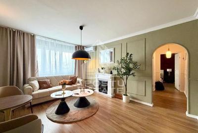 Apartament cu 3 camere semidecomandat, mobilat în Cetății - 2