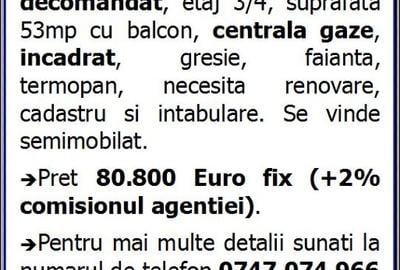 Apartament cu 2 camere decomandat în Anda - 7