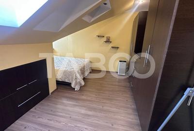 Apartament la mansarda 80 mpu mobilat utilat zona Rahovei Sibiu - 9
