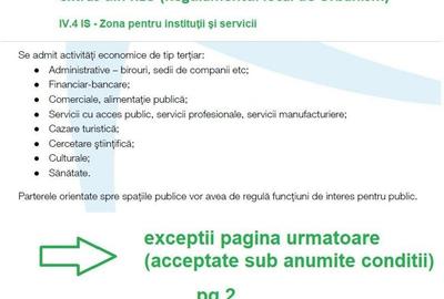 Teren de SERVICII , CLINICA / cabinet, birouri si SPATII COMERCIALE! Front 30 m - 19