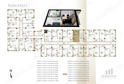 Apartament cu 3 camere decomandat în Republicii - 3