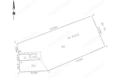 Teren de 1480 mp, în 23 August - 2