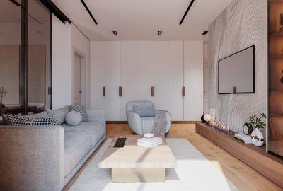 Apartament cu 3 camere semidecomandat în Nord