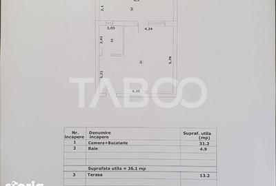 Garsonieră decomandată în Central - 1