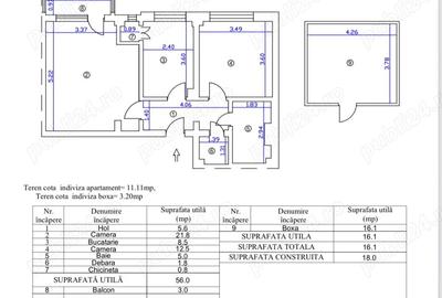 Vand apartament cu 2 camere ?i boxa in blocul cu Cinema Dacia - 1