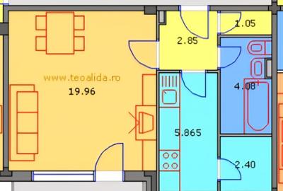 Garsonieră decomandată, mobilată în Berceni - 3