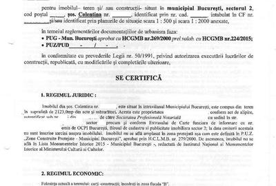 Teren de 2123 mp, în Colentina