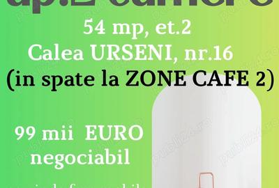 Proprietar, vand ap 2 camere - calea urseni-timisoara - 1