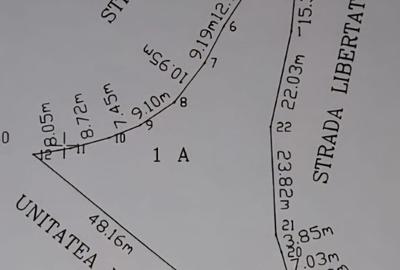 TEREN INTRAVILAN - 1980 MP- str.ANTENEI colt cu Libertatii TEREN INTRAVILAN - 1980 MP- str.ANTENEI colt cu Libertatii - 1