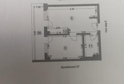 Apartament cu 2 camere semidecomandat în Central - 8