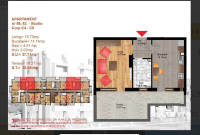 Garsonieră decomandată în Central - 10