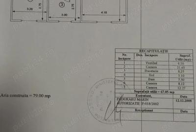 Apartament cu 3 camere decomandat în Central - 6