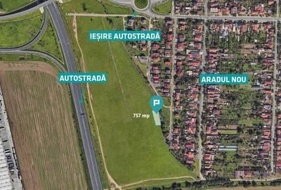 Teren cu PUZ servicii comerciale Aradul Nou - 3