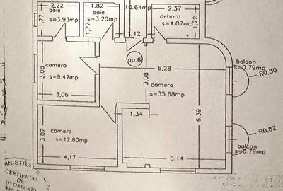 Apartament cu 3 camere decomandat, mobilat în Nord - 11