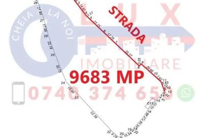 Teren de 9683 mp, în Vărăriei