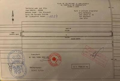 Teren de 7500 mp, în Brănești - 3