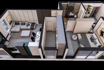 Apartament cu 2 camere decomandat în Tomis Plus - 10