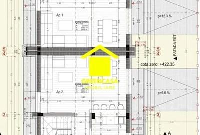 Duplex cu 4 camere cu Canalizare în Florești - 6