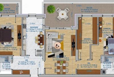 Apartament cu 4 camere decomandat în Theodor Pallady - 8