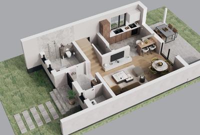 Duplex cu 5 camere cu Teren 293 Mp în Săcălaz - 5