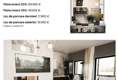 Garsonieră decomandată în Baza 3