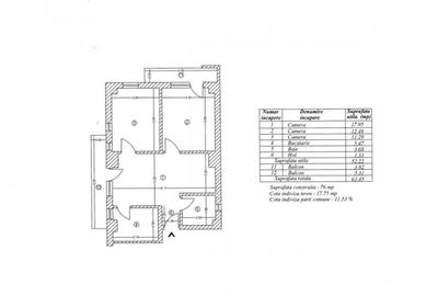 Sos. Chitilei – Triumfului, Apartament 3 camere, 61 mp. - 8