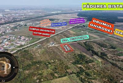 Timisoara-zona Plopi-teren intravilan 7.500 mp-f.s.22 m-pret 35 euro/mp