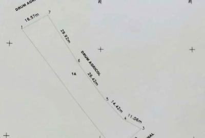 Teren Valea Plopilor com Ghimpati - 1